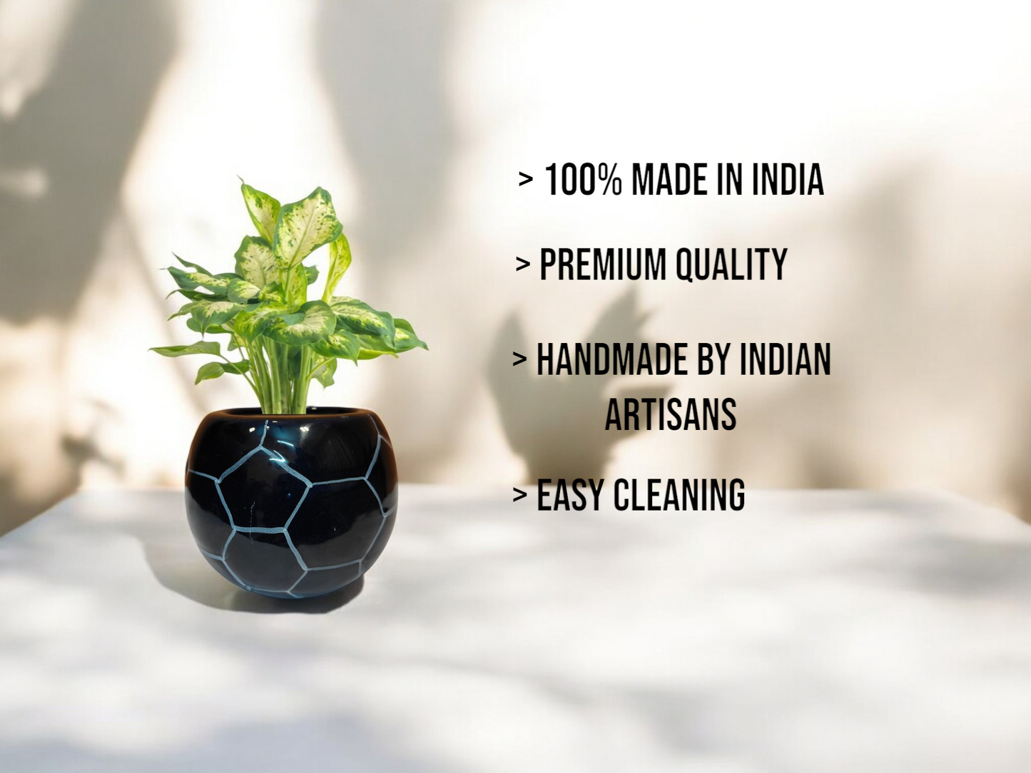 Ceramic Football Planter