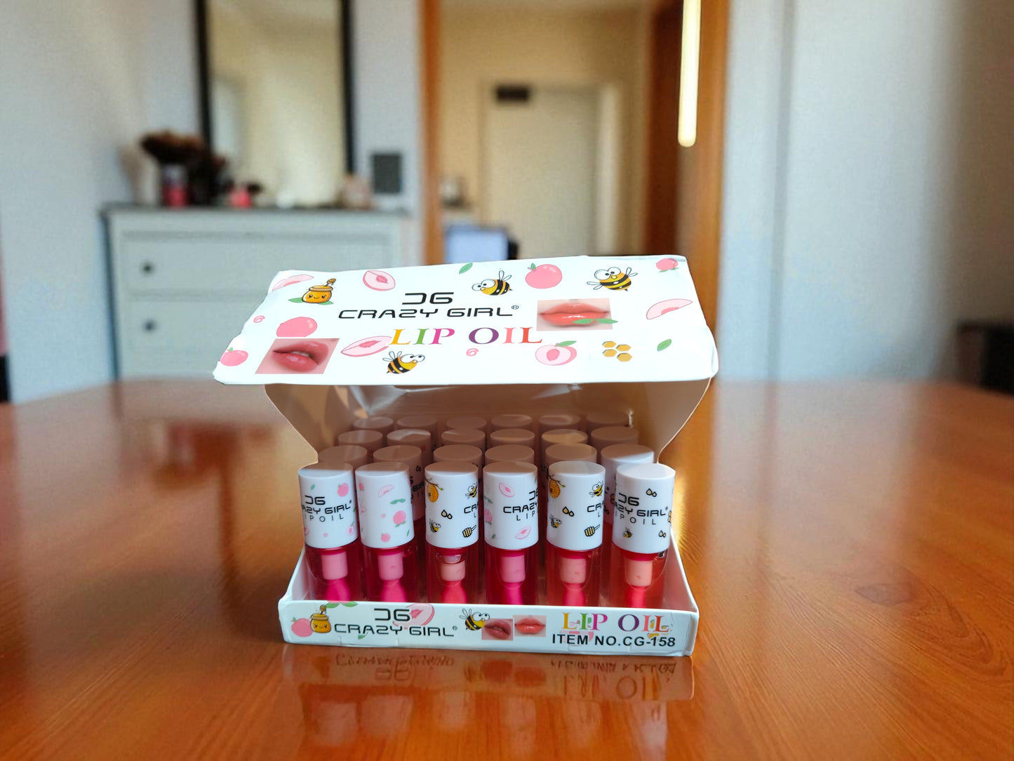 Crazy girl Pink lip oil