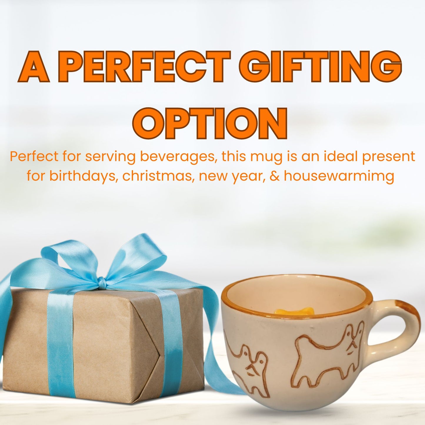 3D Cat Surprise Ceramic Coffee Mug