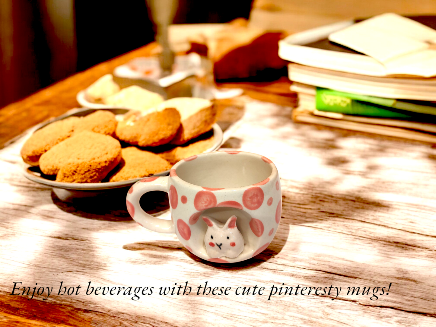 3D Rabbit Surprise Ceramic Coffee Mug