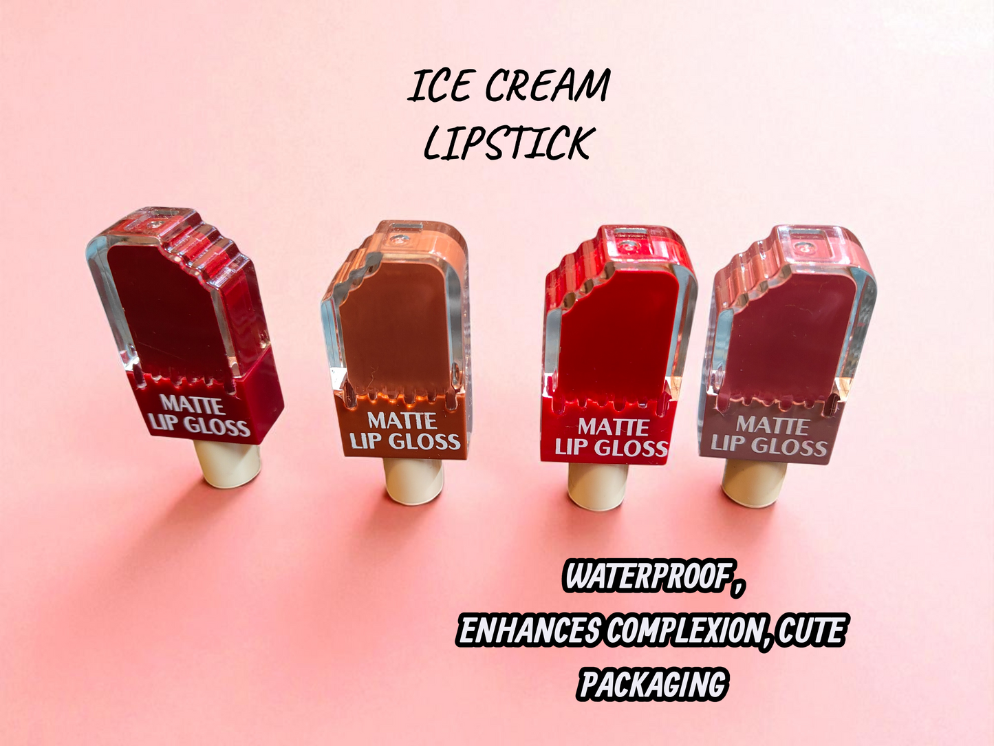 Ice cream lipstick (pack of three)