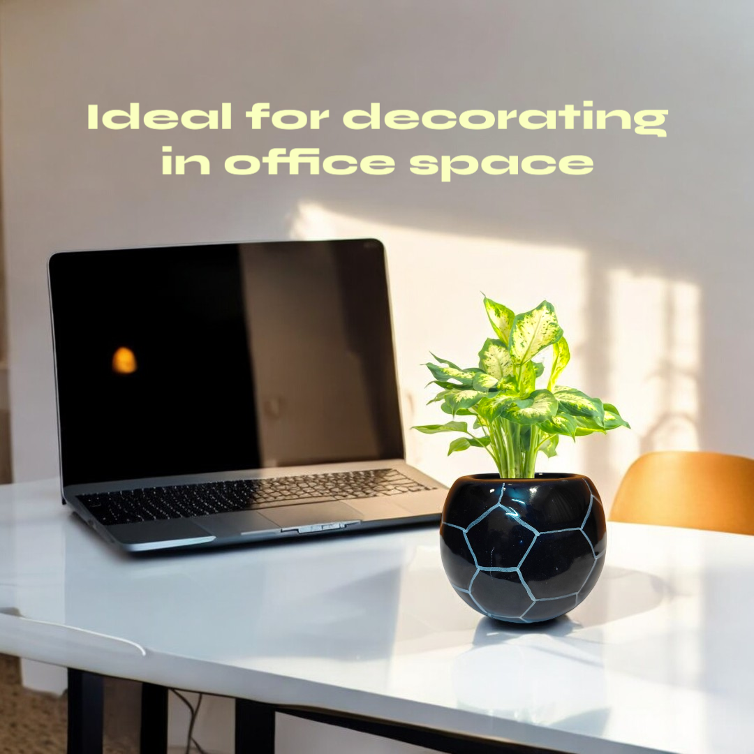 Ceramic Football Planter